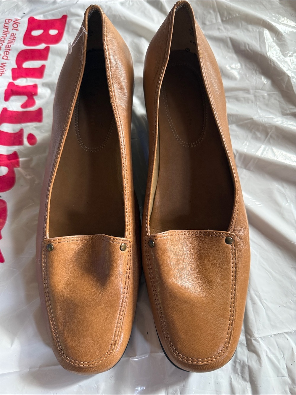 Classic Women's Tan Leather Loafers